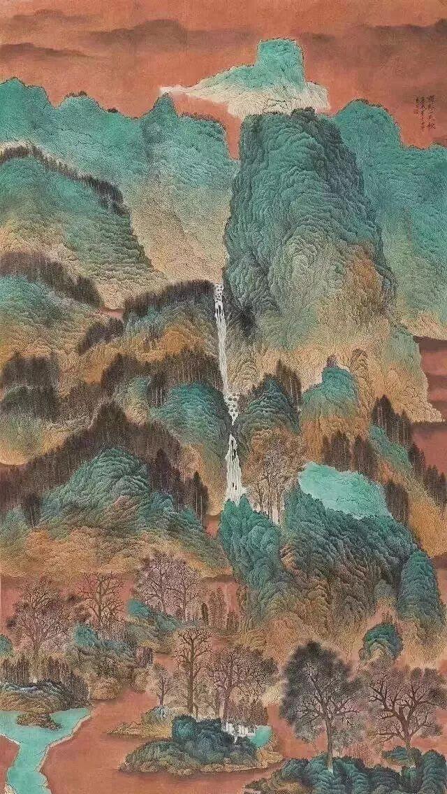 细笔画青山/丁广义国画作品选赏