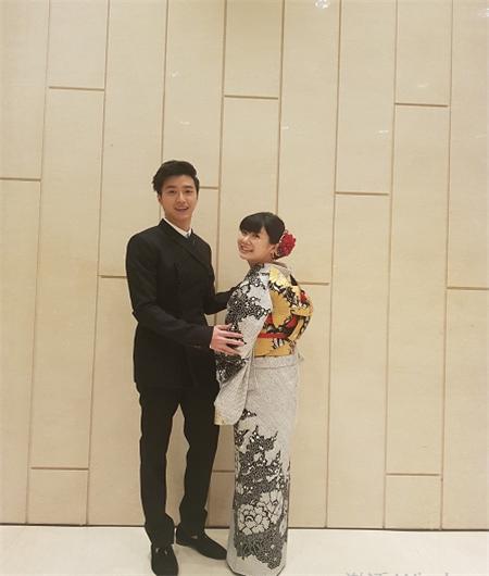 福原爱穿日本民族服装和1米78老公亮相!网友:夫唱妇随让人羡慕