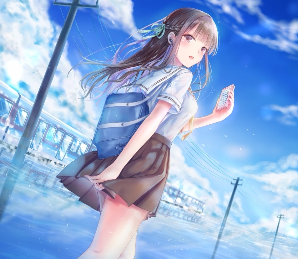 动漫美图丨这些穿校服的美少女简直是天使校服特辑