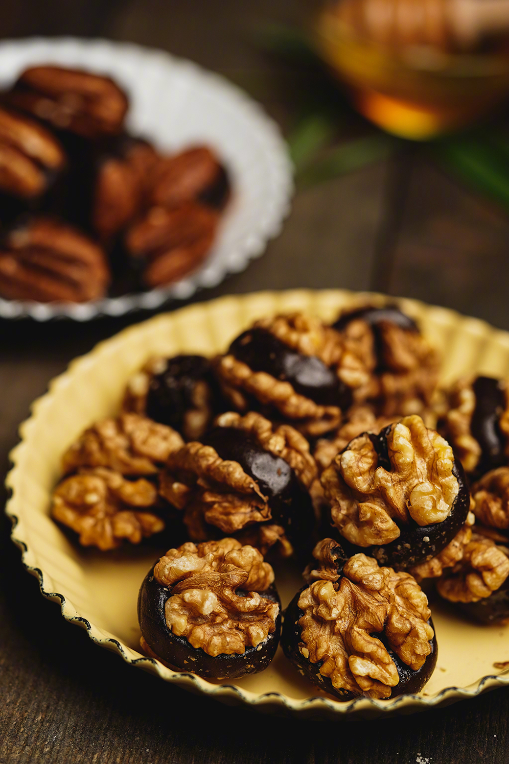 枣泥核桃仁&枣泥碧根果仁