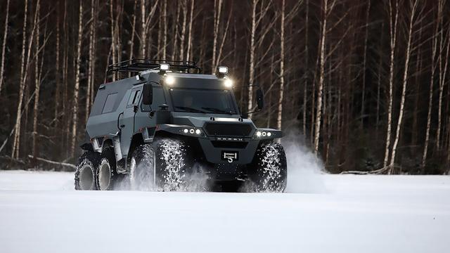 毛子狠货西伯利亚8x8终极越野车