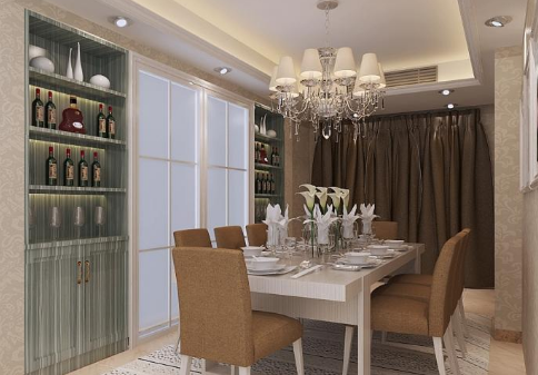 听说厨房移门与酒柜更搭配,美观实用,最重要是节省空间