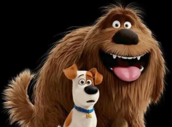 狗狗们也再一次露出幸福的笑容,大家都把这两只狗狗想象成是动画片"