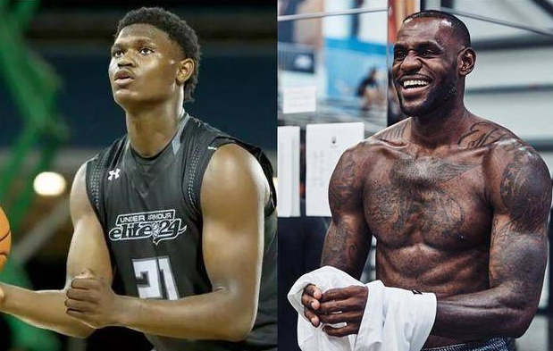 威廉姆森的身高是6尺7寸,比勒布朗矮了一寸,可是