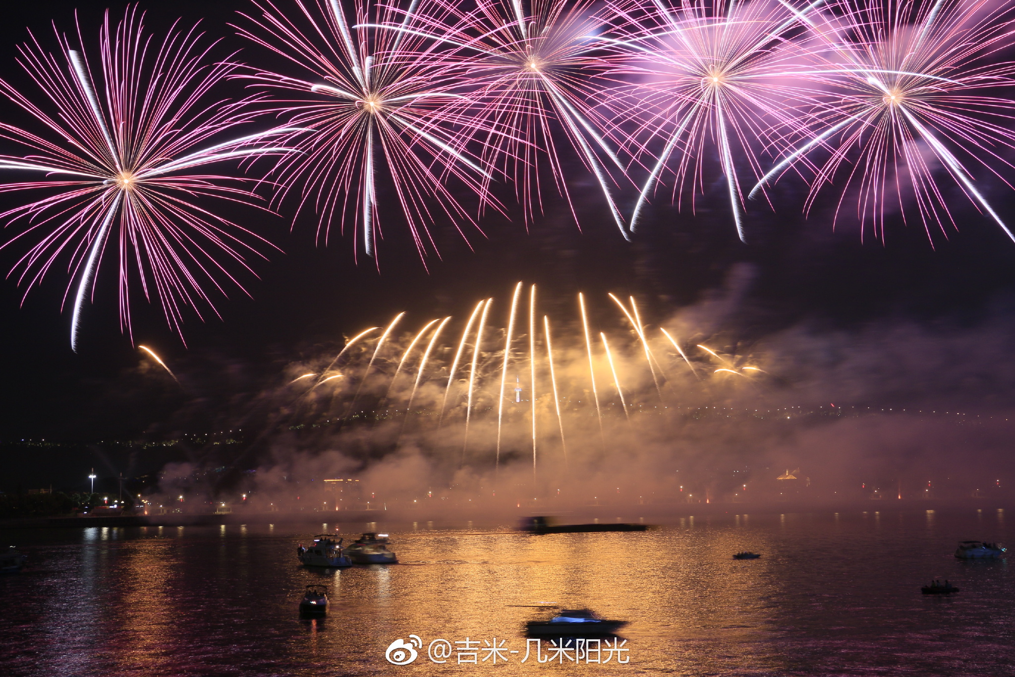 想念橘子洲头的烟花秀._新浪看点