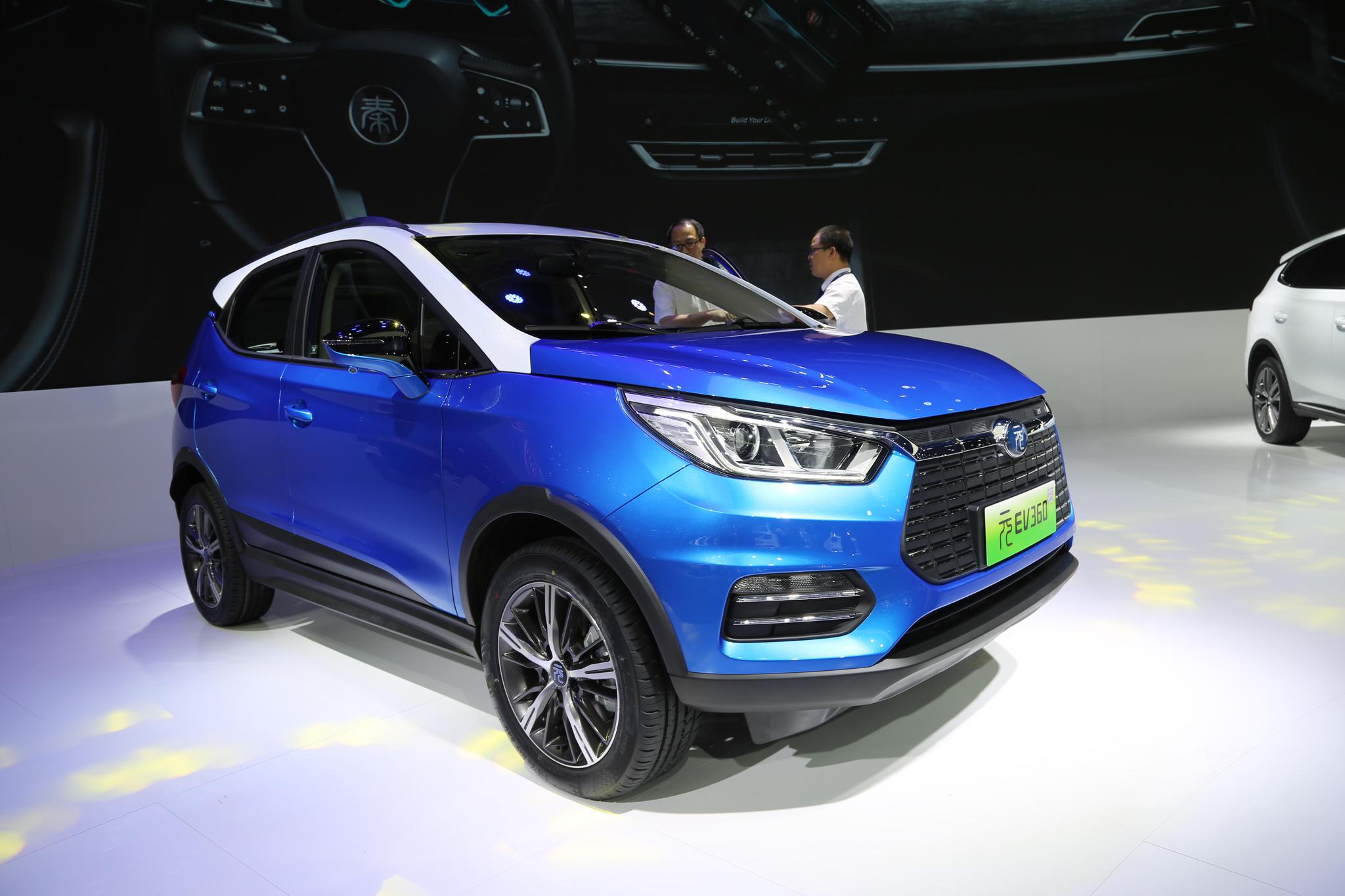比亚迪元ev360,专业级智酷纯电suv,2018深港澳车展正式上市!