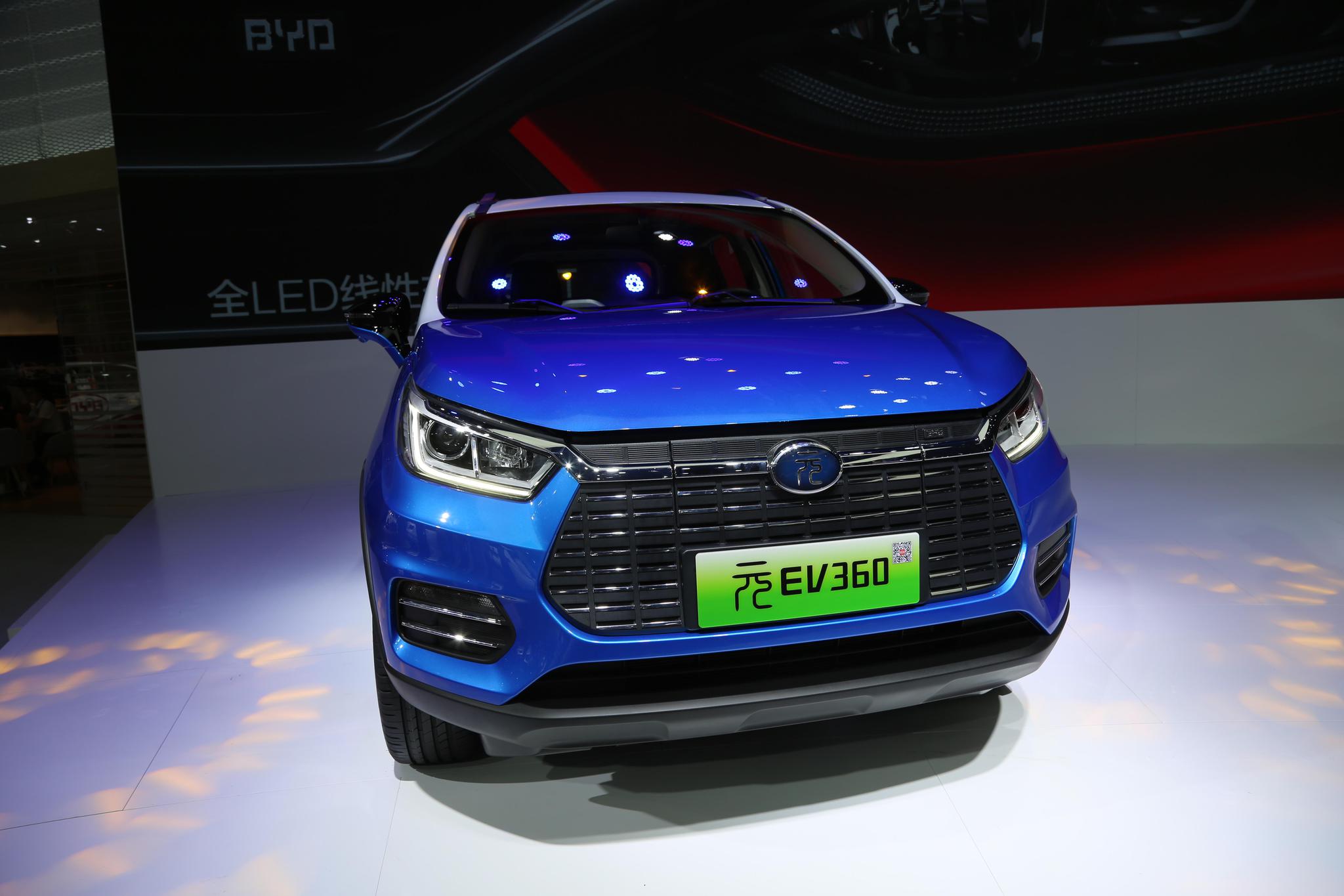 比亚迪元ev360,专业级智酷纯电suv,2018深港澳车展正式上市!