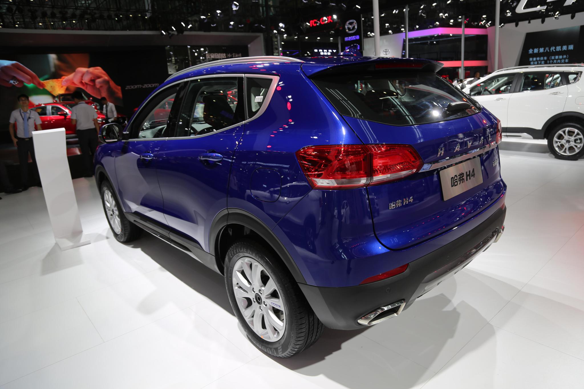 哈弗h4 蓝标版,12万级别紧凑型suv,车展实拍!