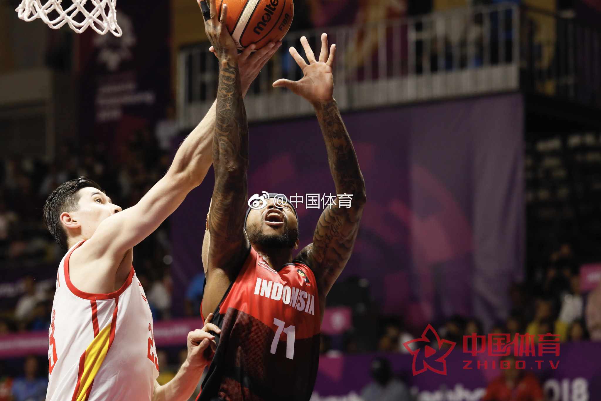 2018雅加达亚运会男篮1\/4决赛,中国男篮红队9