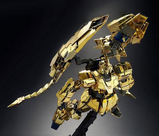 pb限定高达mg独角兽三号机菲尼克斯闪耀登场