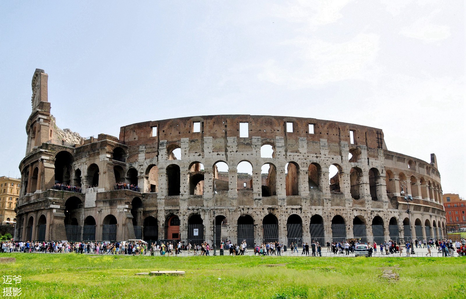 意大利罗马的著名景点圆形竞技场原创摄影