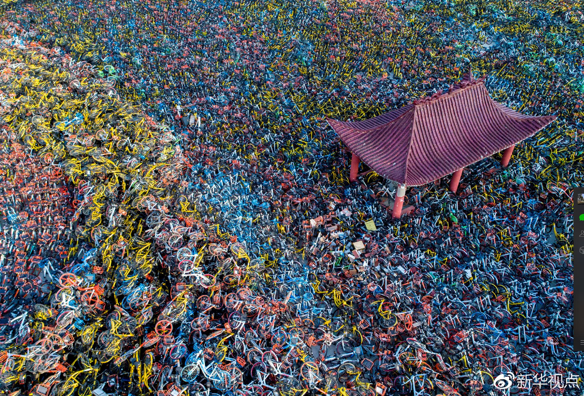 多地频现共享单车坟场谁为浪费负责