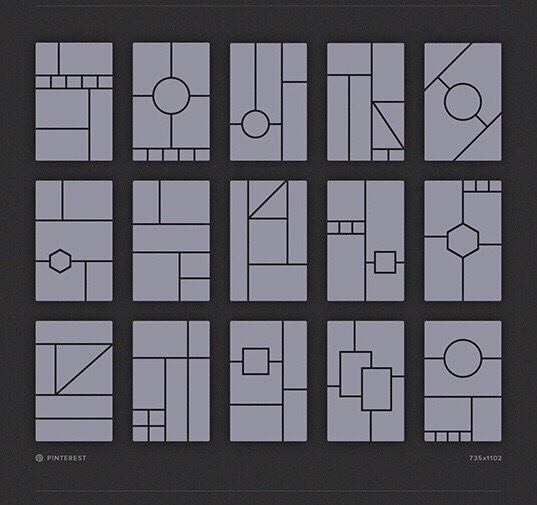 多图排版设计针对不同规格的图片形式给出不同的排版形式