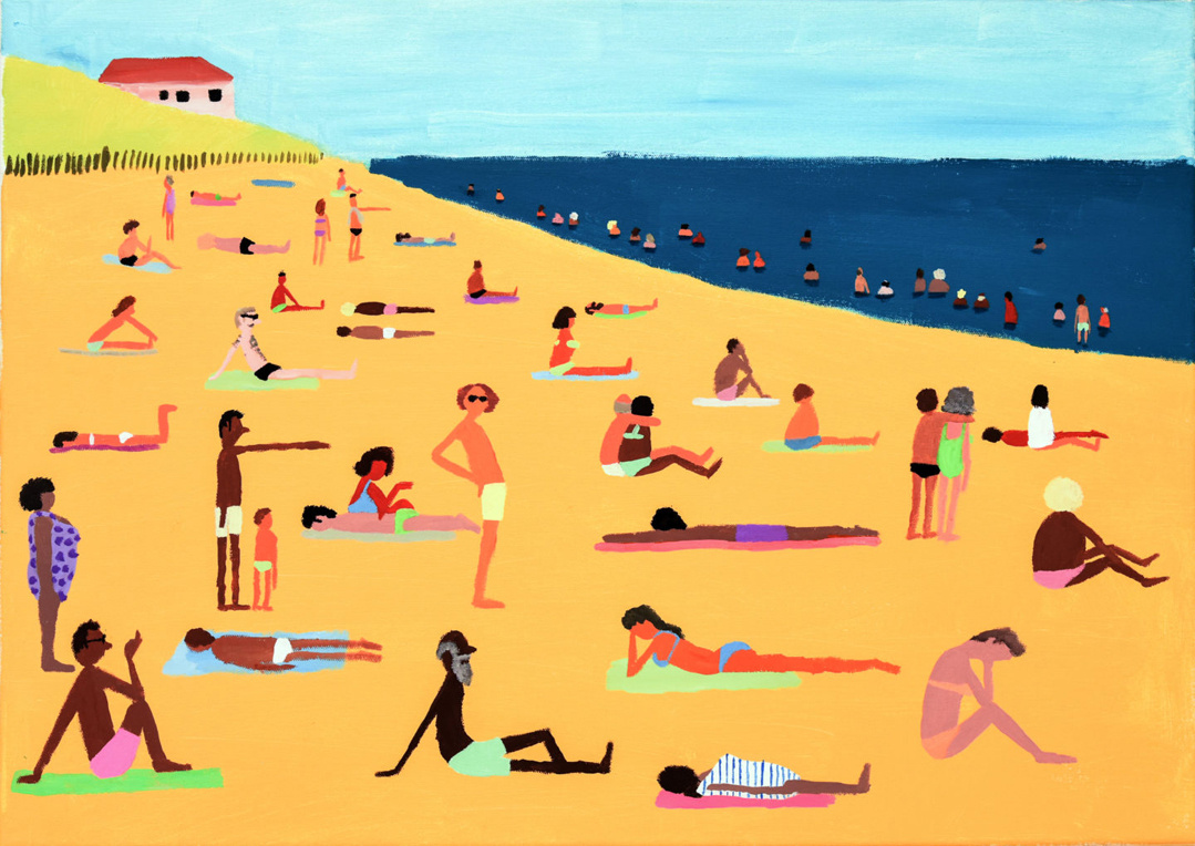 海边度假画家 jean jullien