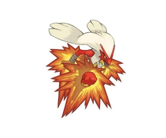 《精灵宝可梦》图鉴257:因为太强被禁用的火系御三家——火焰鸡