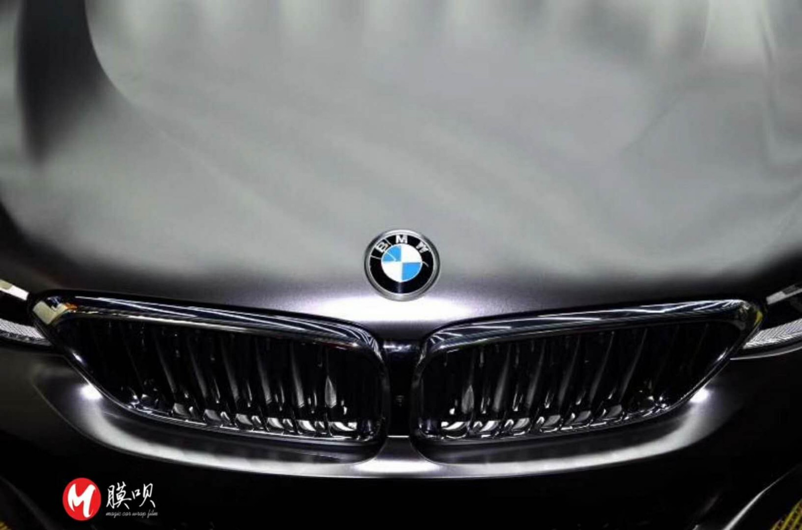 膜呗电光钛灰宝马改色案例,色彩与生活同在,膜呗改色膜!