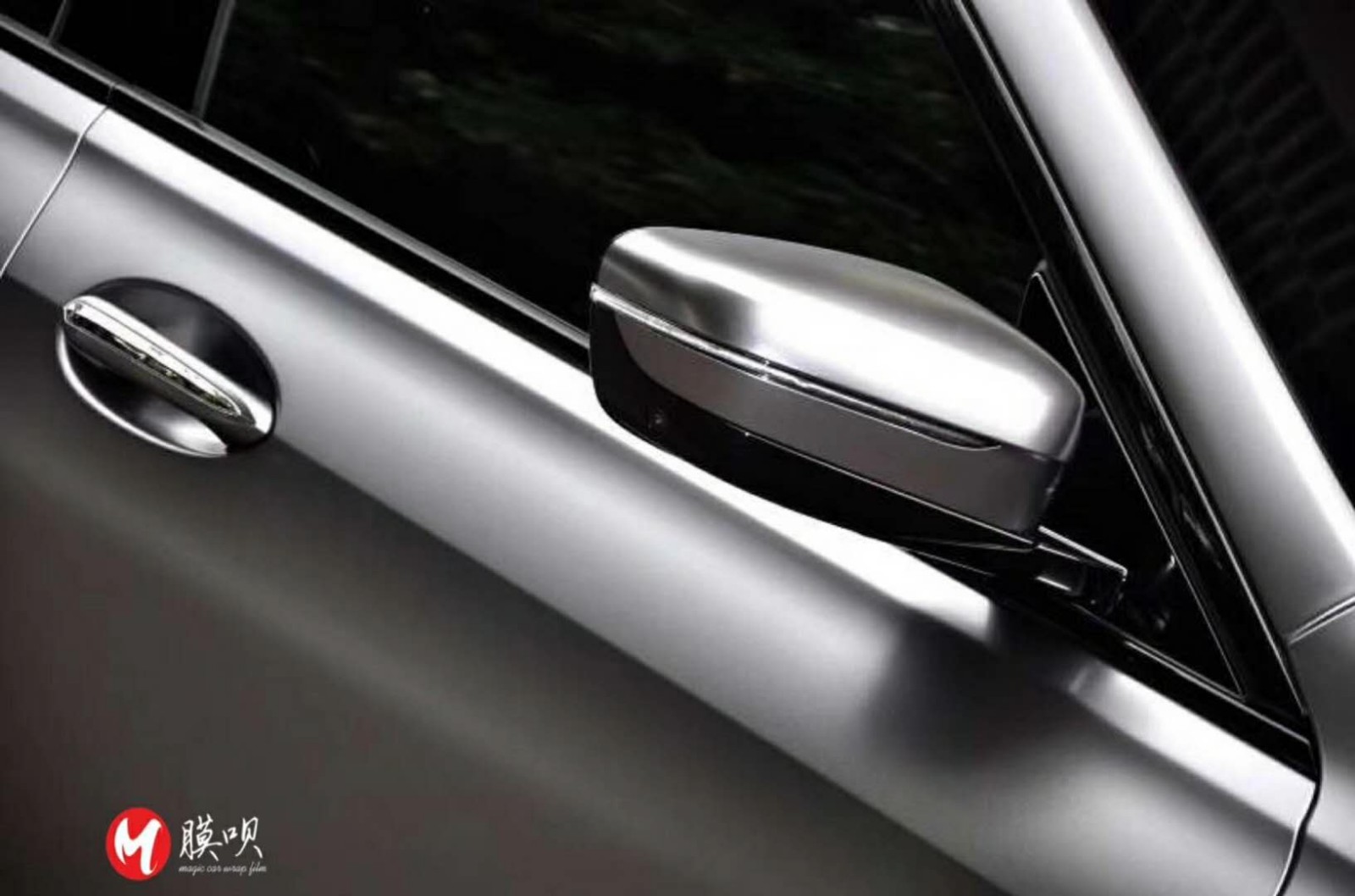 膜呗电光钛灰宝马改色案例,色彩与生活同在,膜呗改色膜!