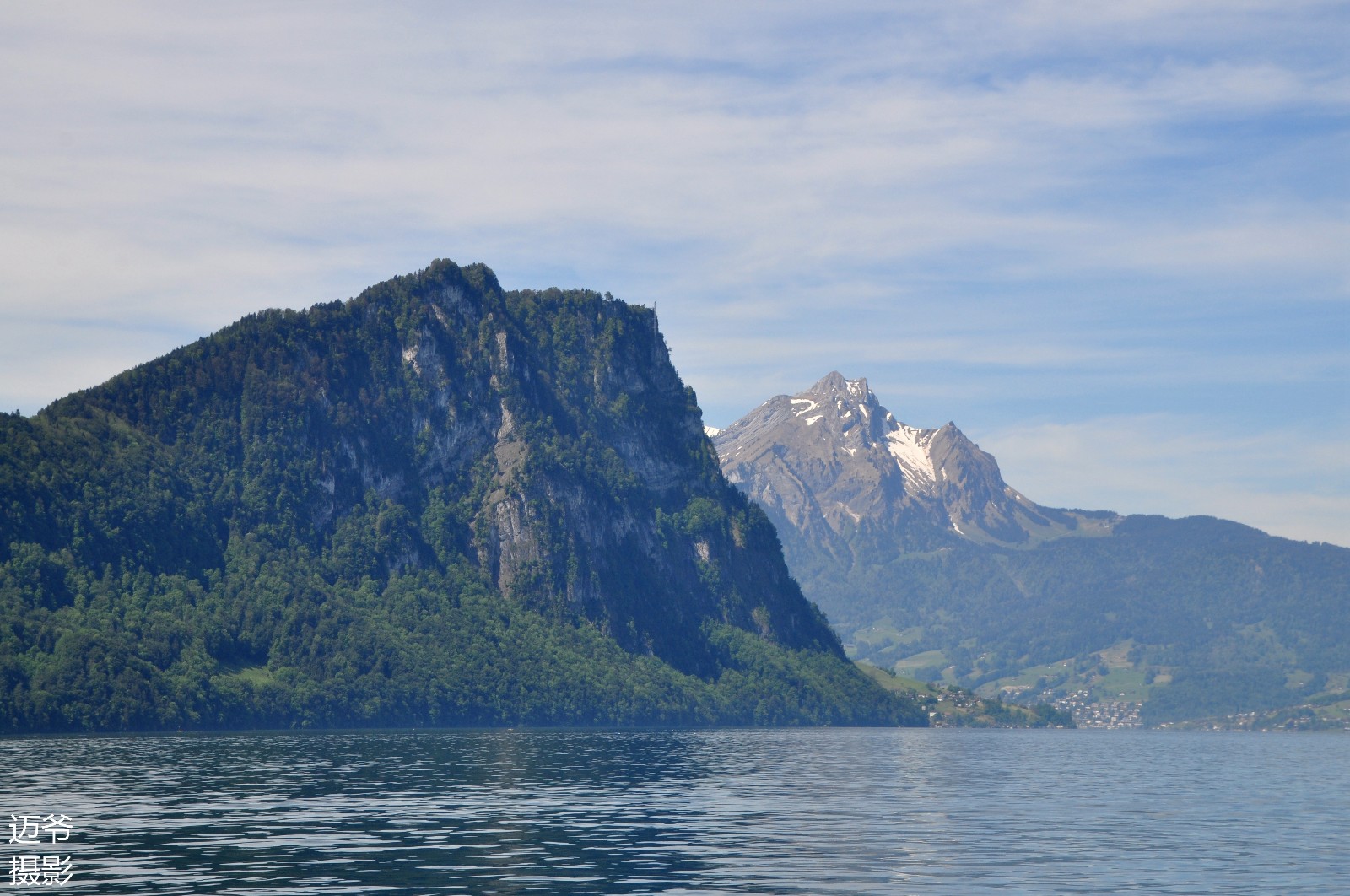 迈爷摄影作品欣赏-风景秀丽的瑞士琉森湖【原创摄影】