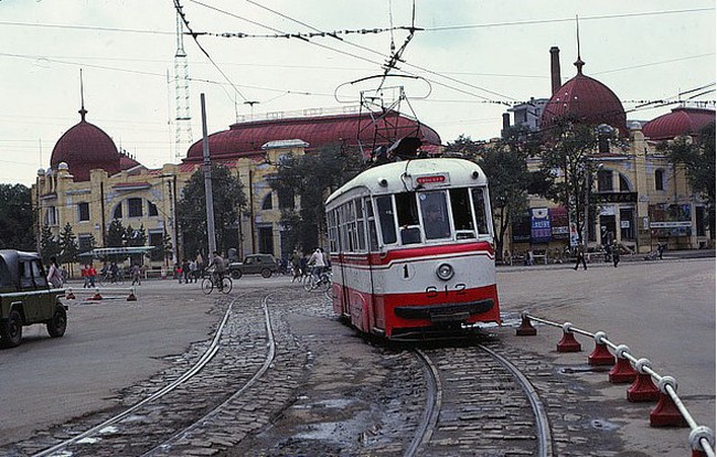 彩色老照片:80年代的哈尔滨,中俄文化的碰撞