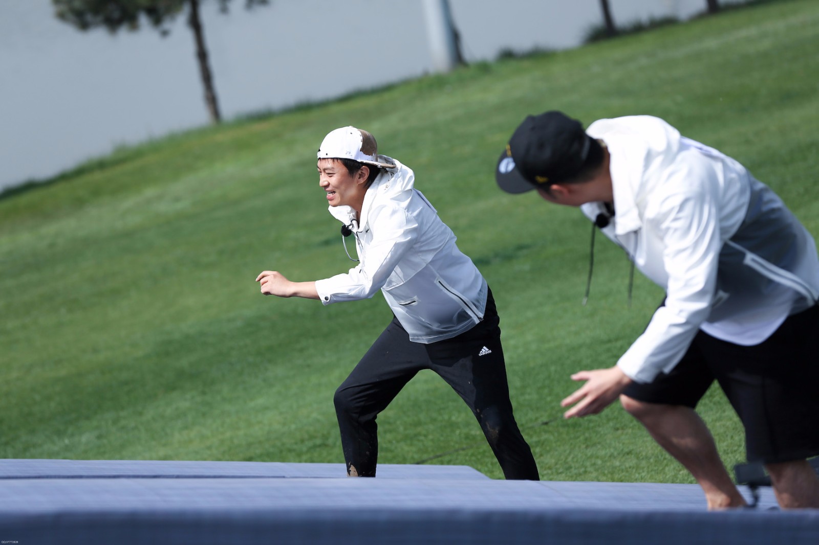 邓超《奔跑吧》落水灵魂失控 "奔跑侠"挑战惊天逆转|奔跑吧|邓超|落水