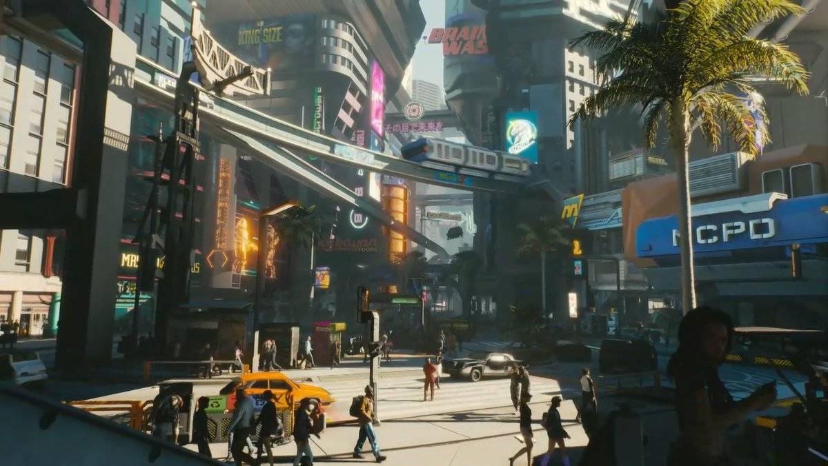 今年e3上最受关注的游戏当属波兰蠢驴的《赛博朋克2077》了.