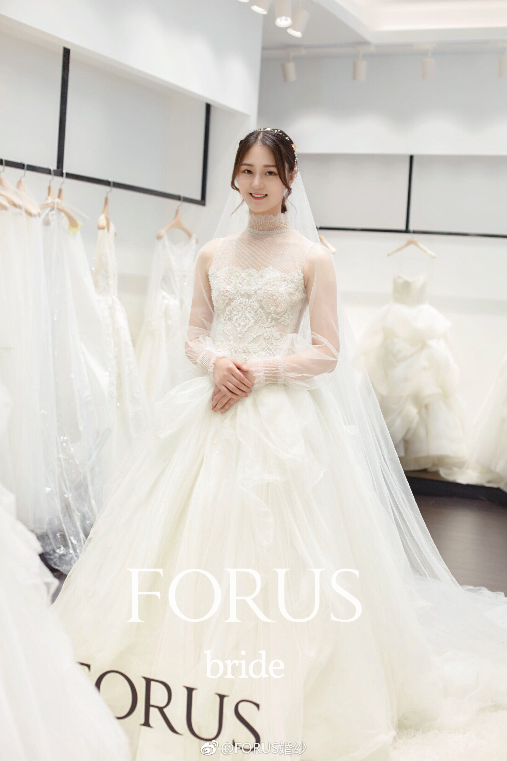 三款不同风格的温柔感婚纱aforuslight系列海浪鱼尾b台湾sophia