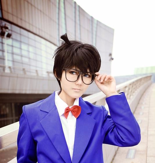 名侦探柯南cosplay网友想要cos小兰就不能省发胶呀