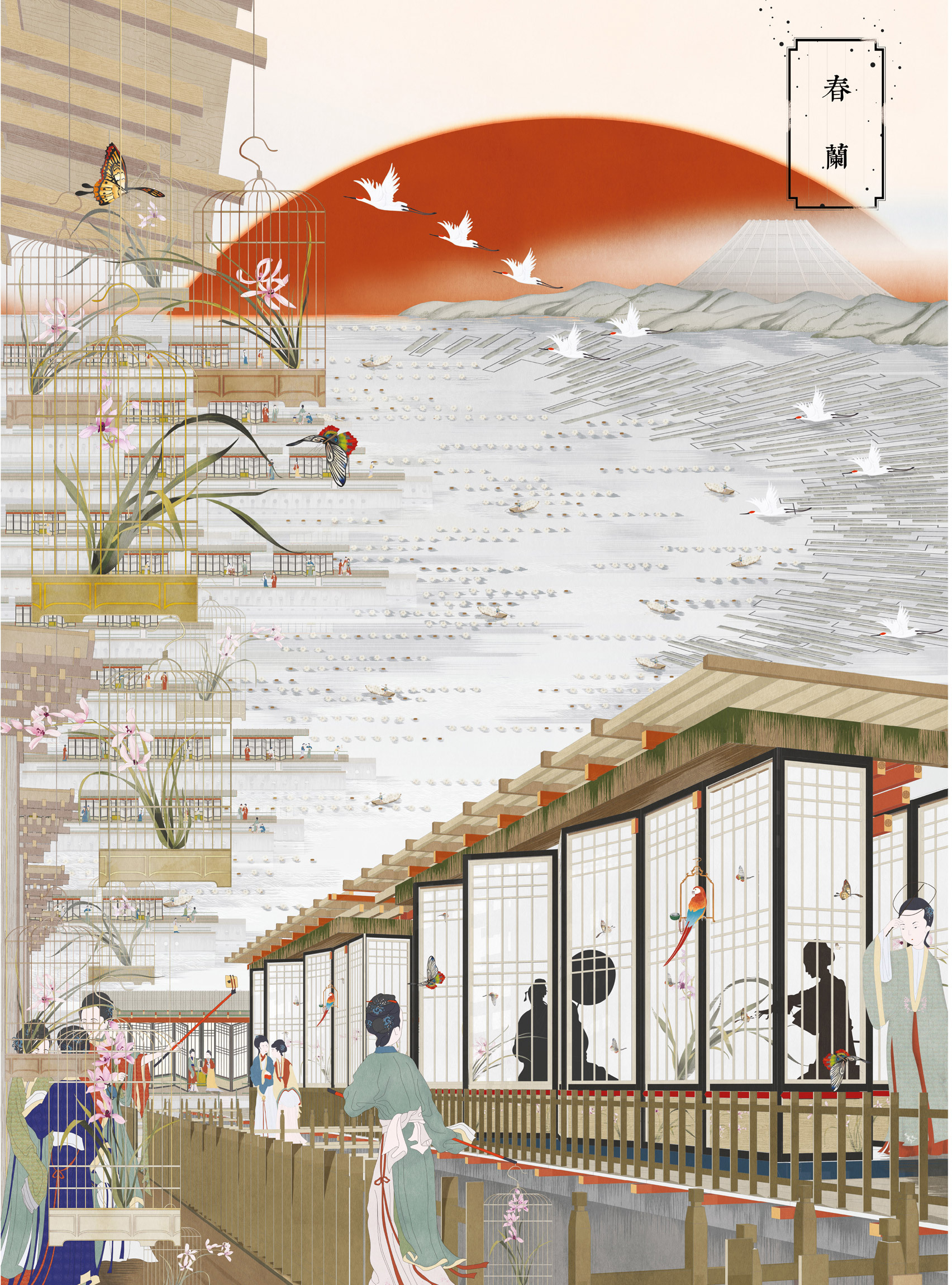 一组古风效果图参考案例