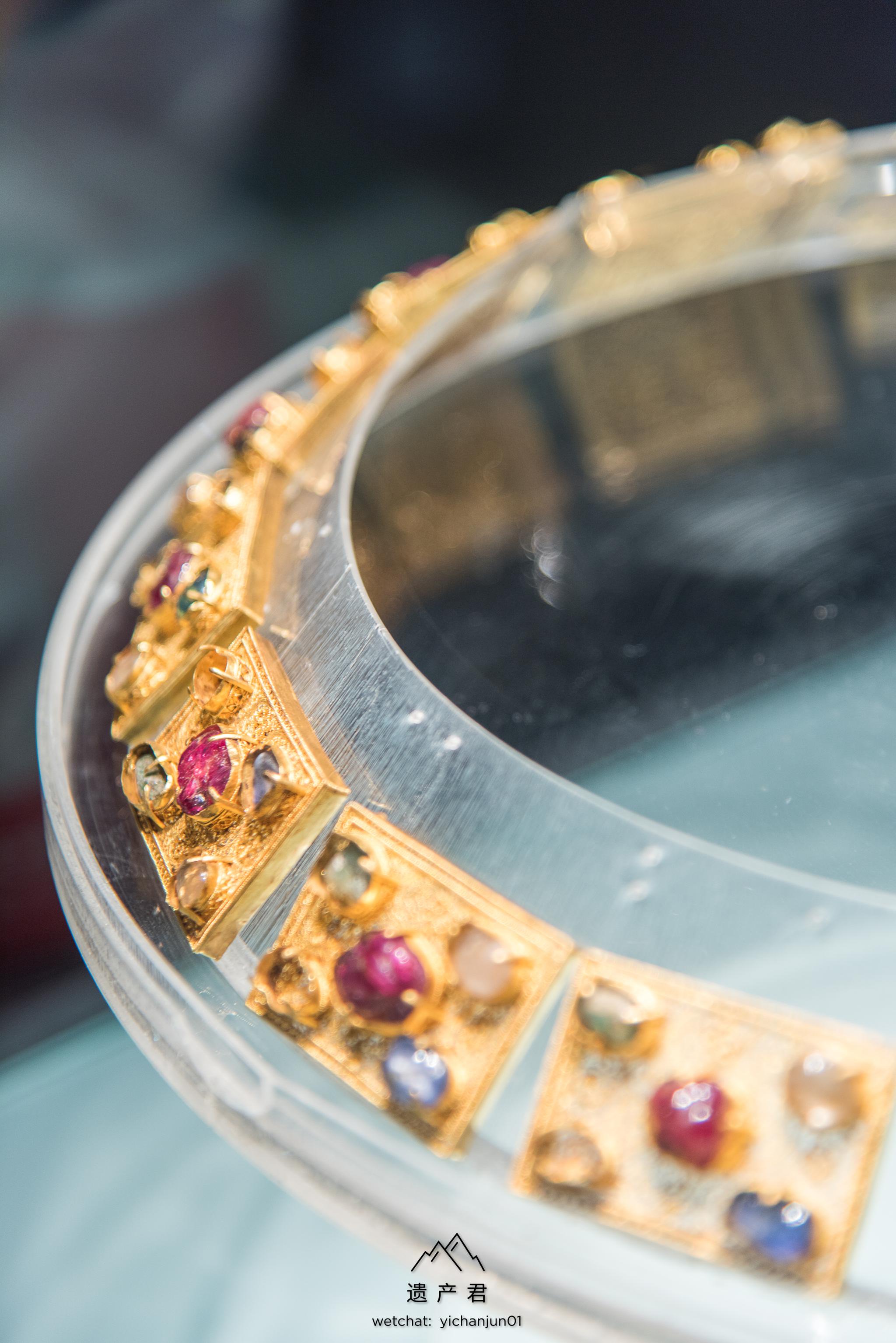 湖北省博物馆藏· 梁庄王墓出土金花丝镶宝石带