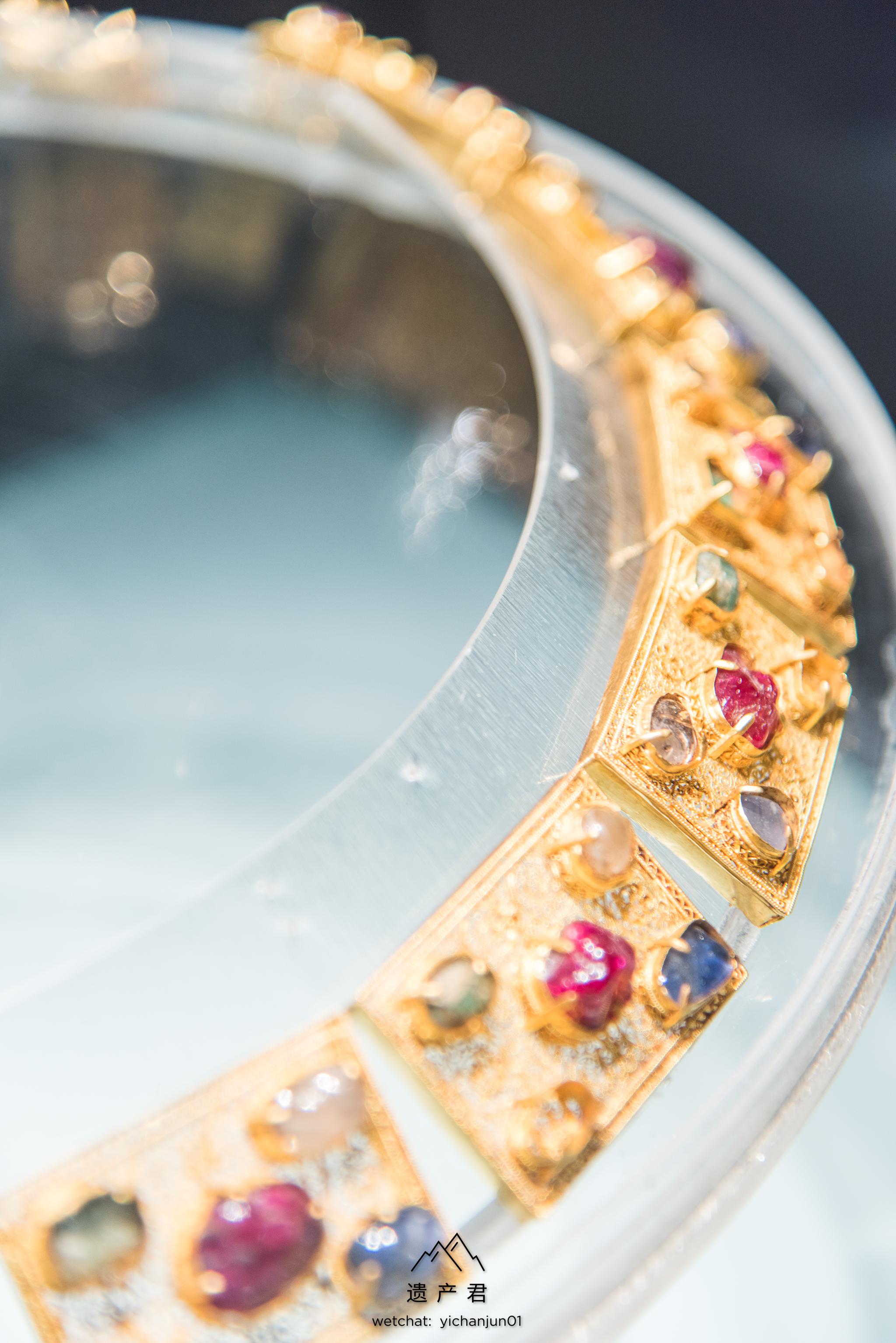 湖北省博物馆藏· 梁庄王墓出土金花丝镶宝石带|湖北省博物馆_新浪新