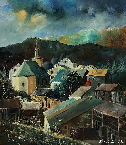 风景绘画作品