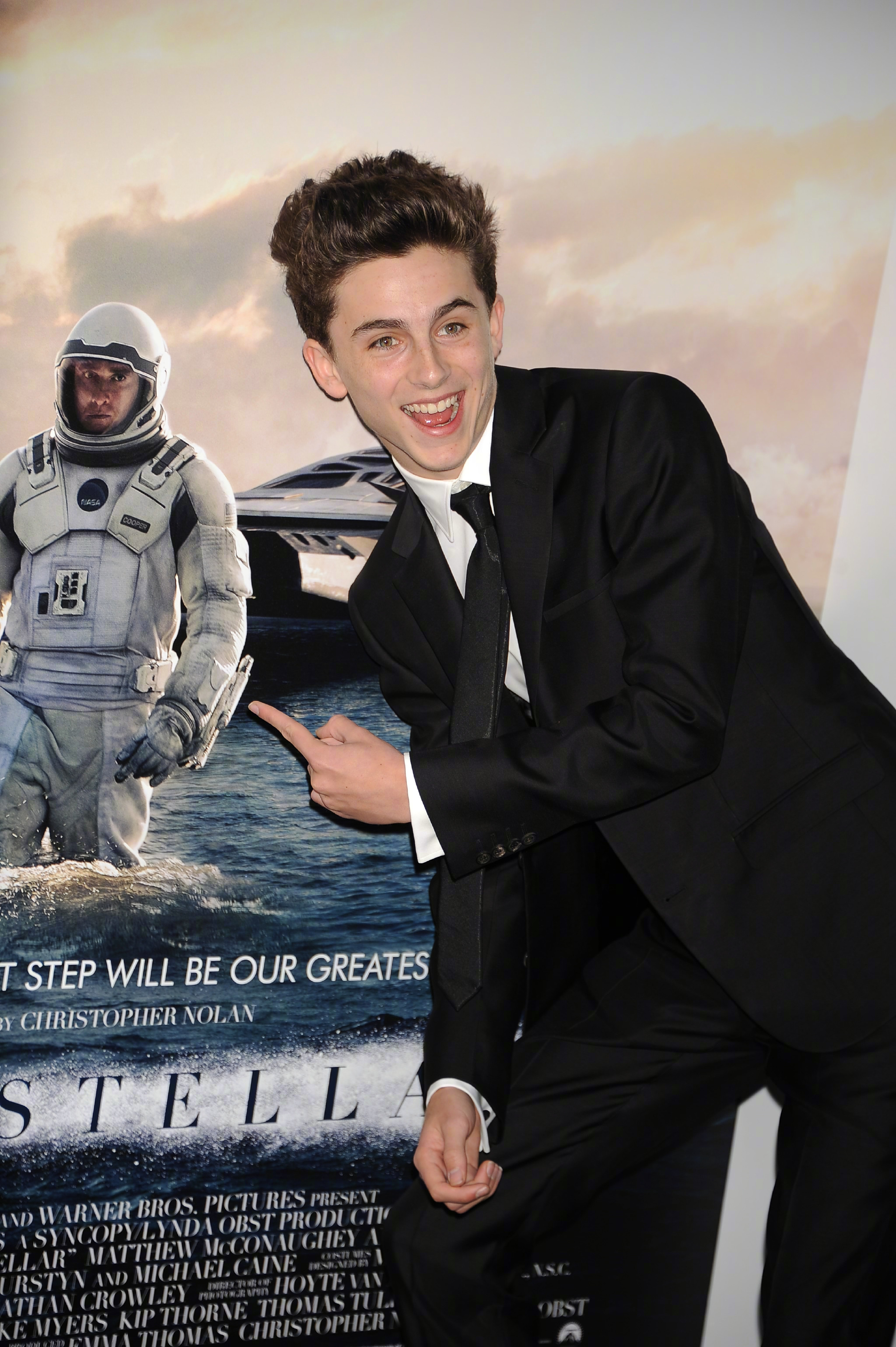 4年前|星际穿越|甜茶|首映礼_新浪新闻