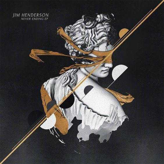 石膏像元素67676767海报设计参考艺术感十足