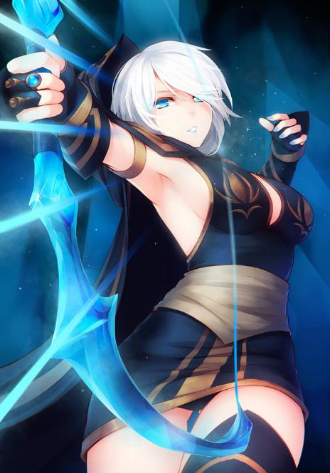 英雄联盟我的箭飞向真理艾希精美壁纸