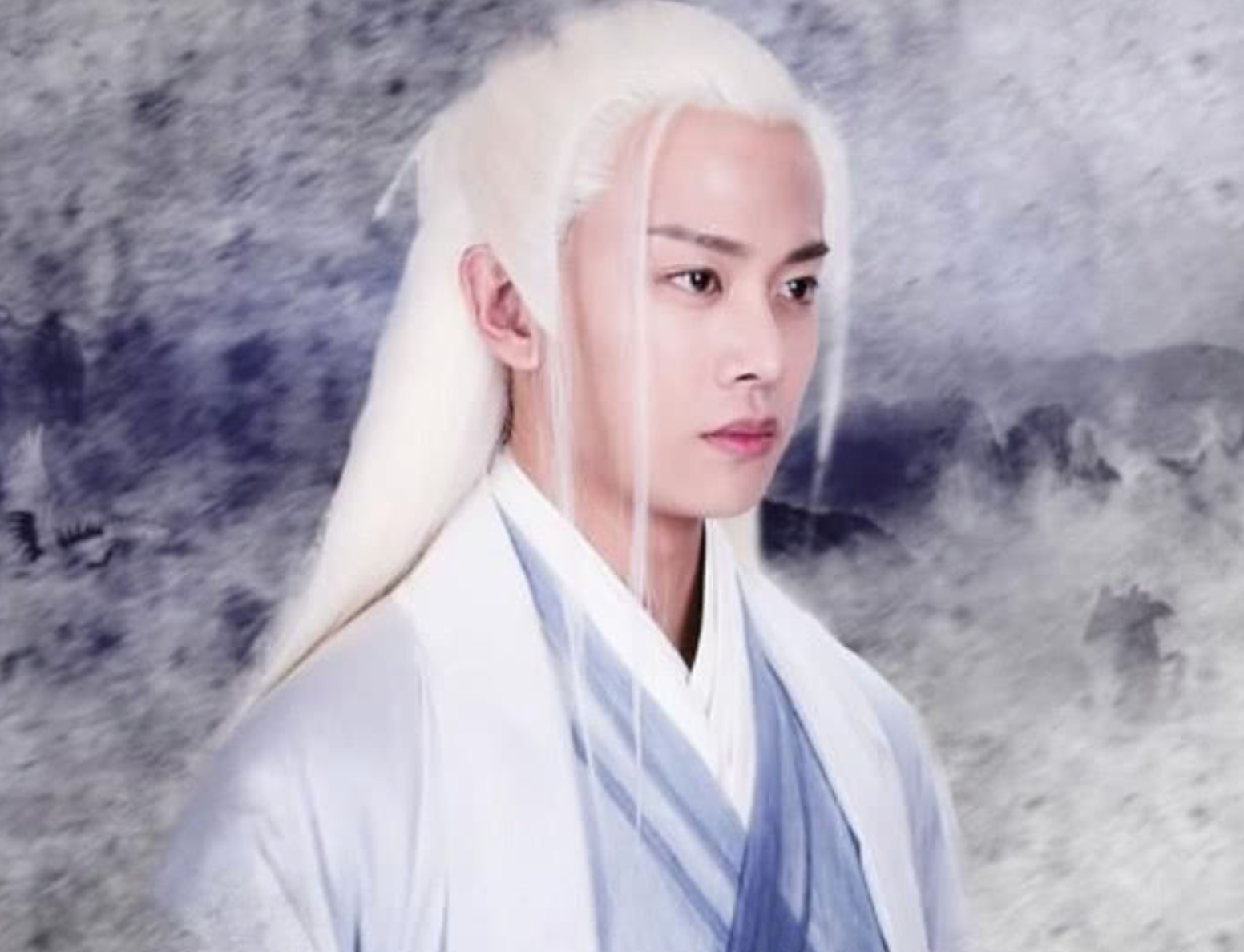 白发男星的盛世美颜,邓伦高贵,任嘉伦深情,他却让粉丝集体出轨