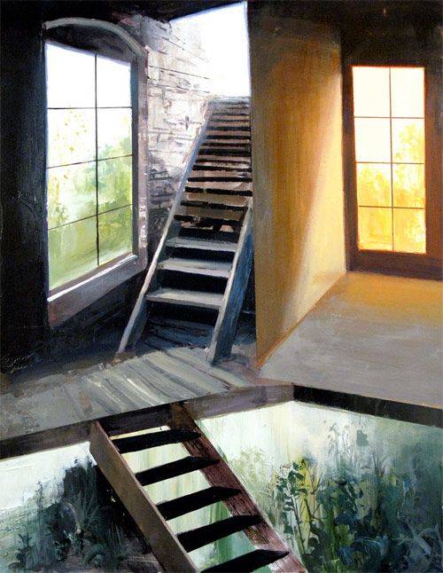 美国油画艺术家 jeremy miranda 蒙太奇风格绘画作品 | 其作品大多表