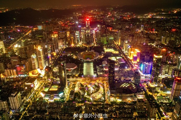 靓爆镜!俯瞰广州夜景