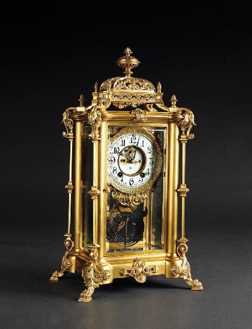 十九世纪西洋古董钟|法国|古董钟|铜鎏金_新浪网