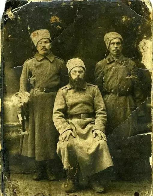 老照片沙皇俄国时期的军人