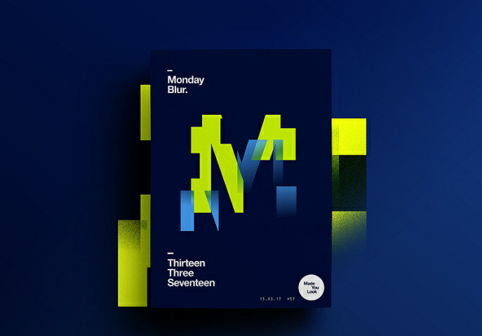 色彩高纯度高明度的海报设计