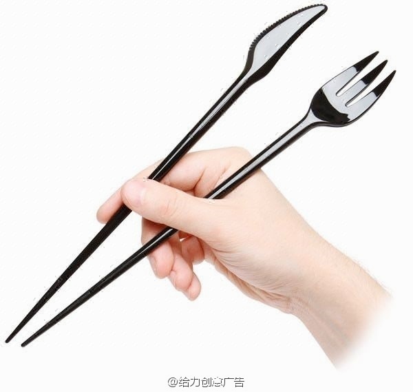 一双筷子的创意艺术