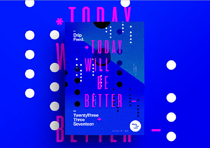 色彩高纯度高明度的海报设计