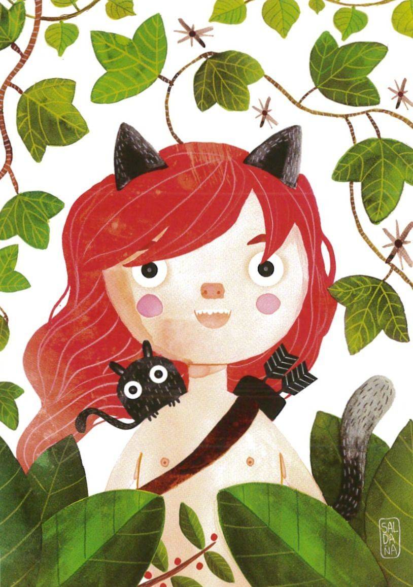 西班牙插画家 carmen saldana 绘画作品