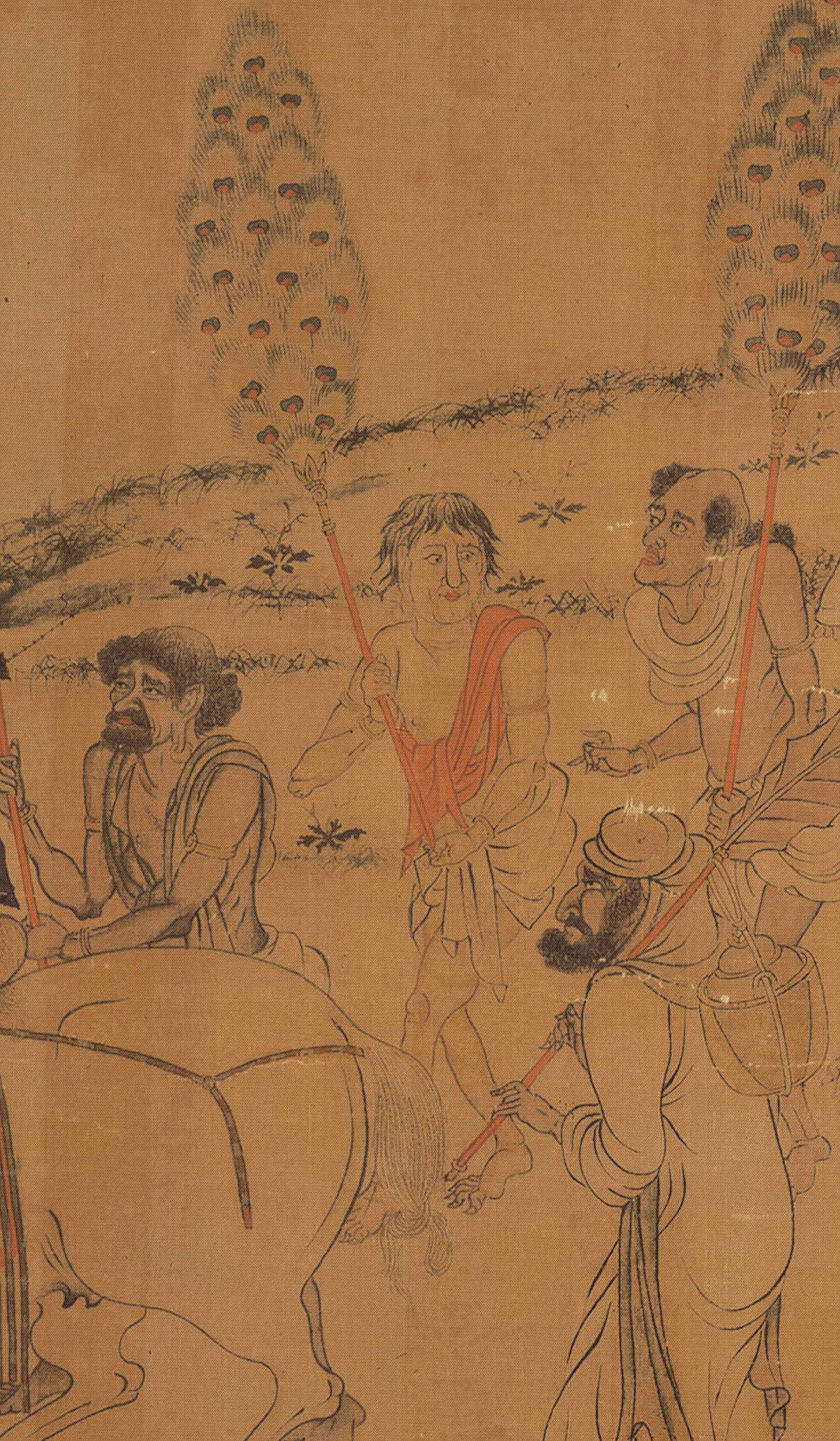 唐·阎立本《职贡图》 | 台北故宫博物院藏