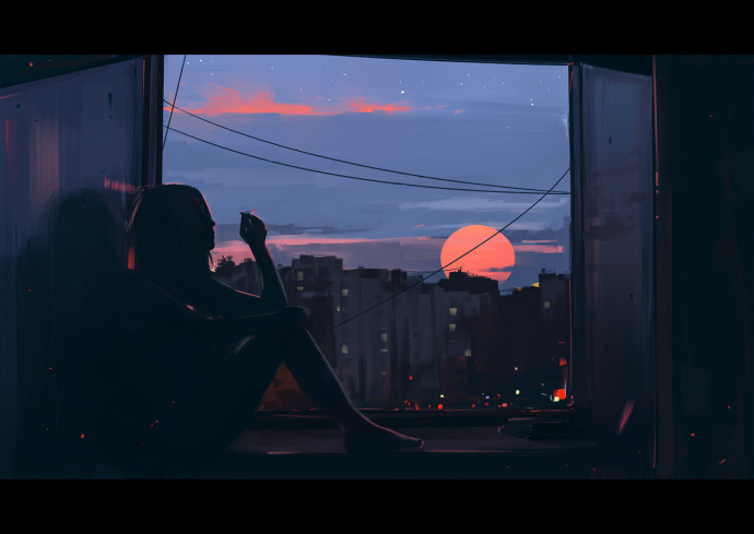 日暮乌克兰插画师alenaaenami