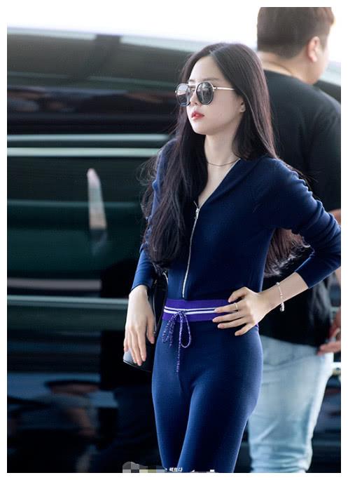 孙娜恩不过就穿了一身运动服168身高秒变2米长小蛮腰太撩