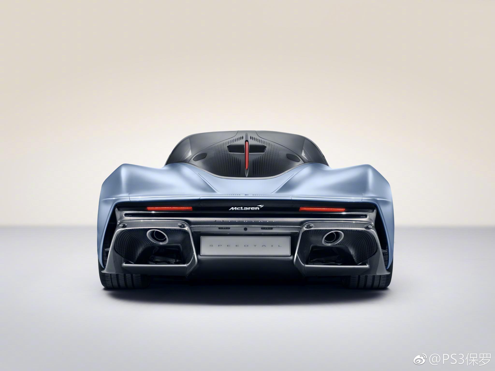 迈凯伦全新旗舰跑车speedtail发布三座布局车长超过51米