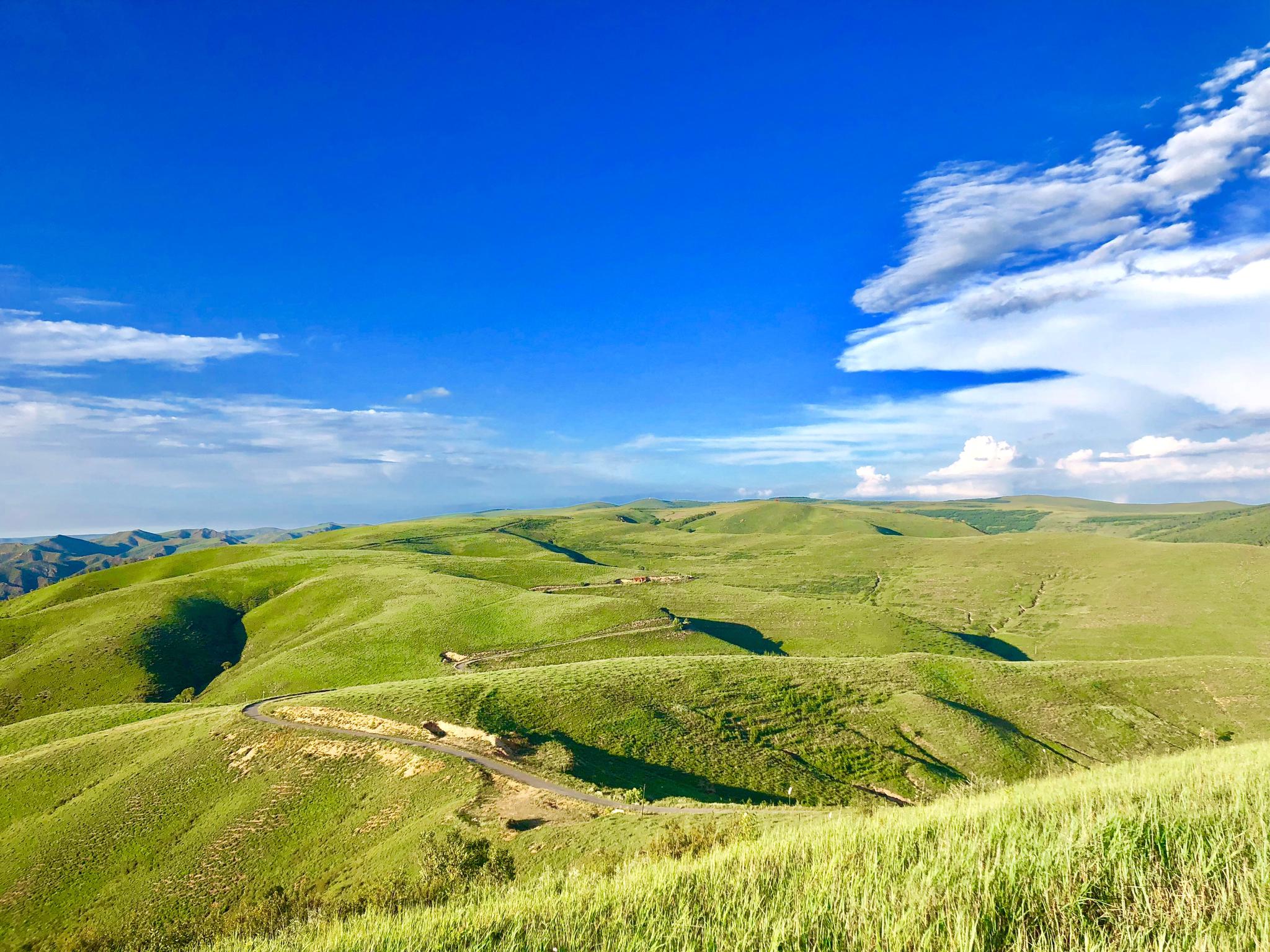 呼和浩特哈拉沁水库旁美景图片哈拉沁水库