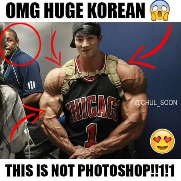 亚洲肌肉巨兽黄哲勋晒照,网友评论:他是用药高手!