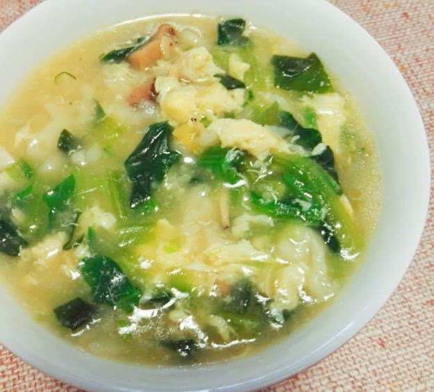 干贝菠菜疙瘩汤